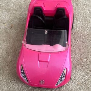 Barbie Glam Pink Convertible Car
